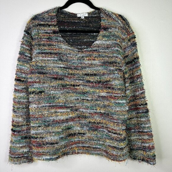 Focus Sweaters - Focus Women's Multi-Colored Sweater Size XL